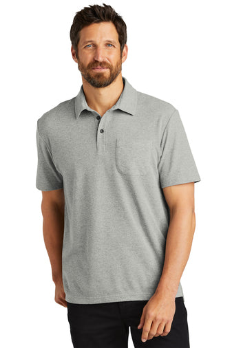 Port Authority® C-FREE ™ Cotton Blend Pique Pocket Polo