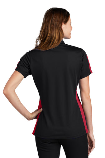Sport-Tek® Ladies PosiCharge® Active Textured Colorblock Polo