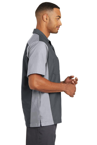 Red Kap® Short Sleeve Ripstop Crew Shirt