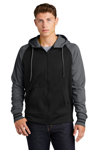 Sport-Tek® Sport-Wick® Varsity Fleece Full-Zip Hooded Jacket