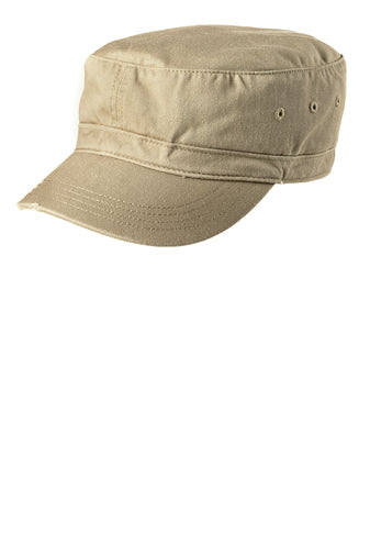 District ® Distressed Military Hat