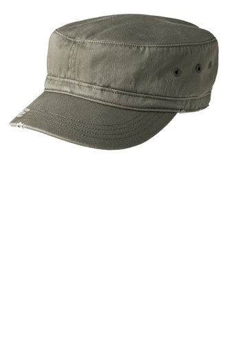 District ® Distressed Military Hat