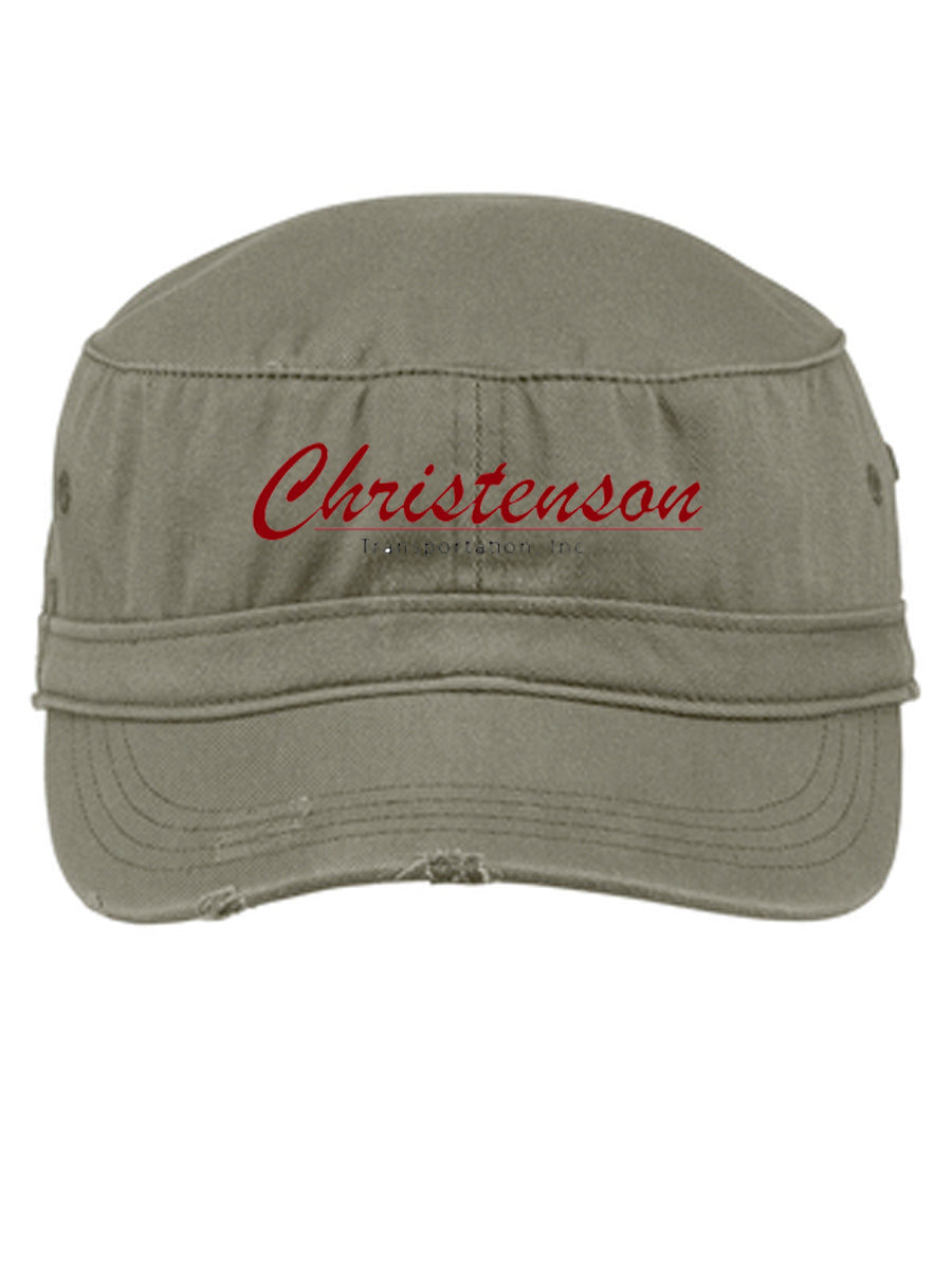 District ® Distressed Military Hat
