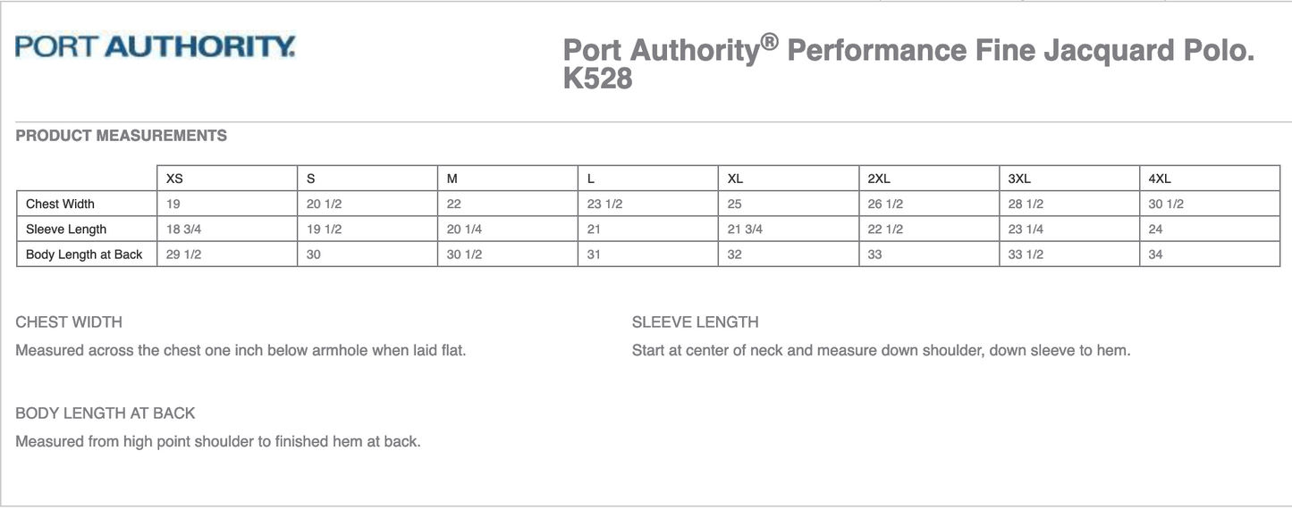 Port Authority® Performance Fine Jacquard Polo