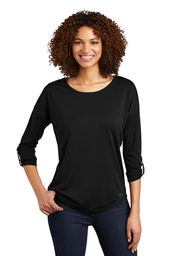 OGIO® Ladies Gravitate Scoop 3/4-Sleeve