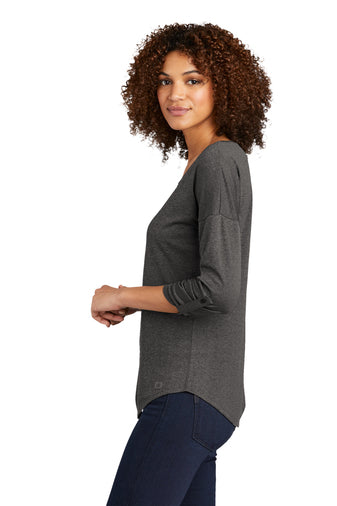 OGIO® Ladies Gravitate Scoop 3/4-Sleeve