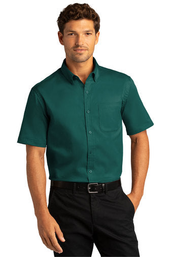 Port Authority® Short Sleeve SuperPro React™Twill Shirt