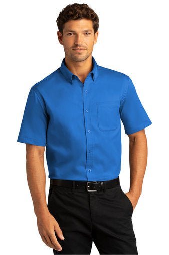 Port Authority® Short Sleeve SuperPro React™Twill Shirt