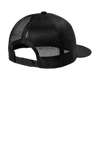 Port Authority® Snapback Flat Bill Trucker Cap