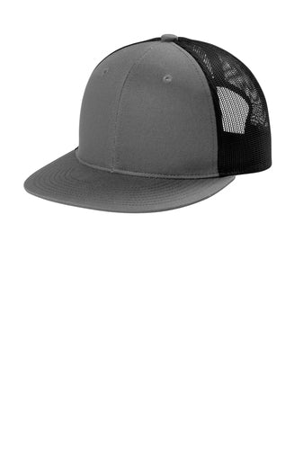 Port Authority® Snapback Flat Bill Trucker Cap