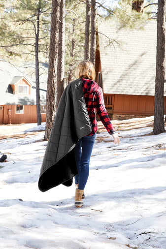 Eddie Bauer® Quilted Insulated Fleece Blanket