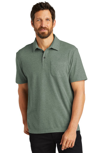 Port Authority® C-FREE ™ Cotton Blend Pique Pocket Polo