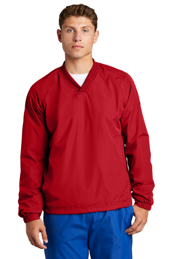 Sport-Tek® V-Neck Raglan Wind Shirt