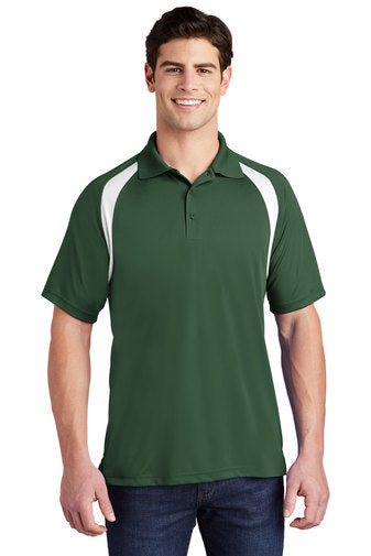 Sport-Tek® Dry Zone® Colorblock Raglan Polo