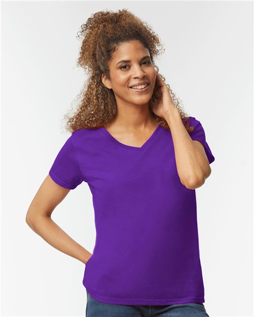 Gildan - Heavy Cotton™ Women’s V-Neck T-Shirt - 5V00L