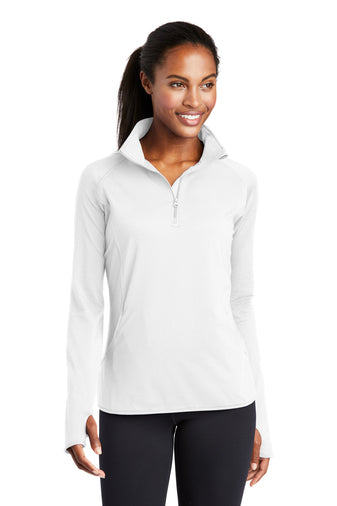 Sport-Tek® Ladies Sport-Wick® Stretch 1/2-Zip Pullover