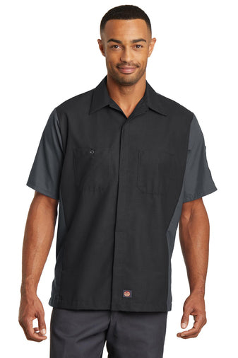 Red Kap® Short Sleeve Ripstop Crew Shirt