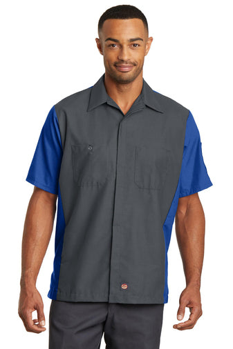 Red Kap® Short Sleeve Ripstop Crew Shirt