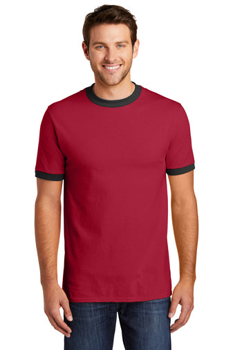 Port & Company® Core Cotton Ringer Tee