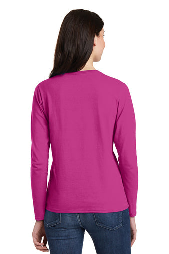 Gildan® Ladies Heavy Cotton™ 100% Cotton Long Sleeve T-Shirt