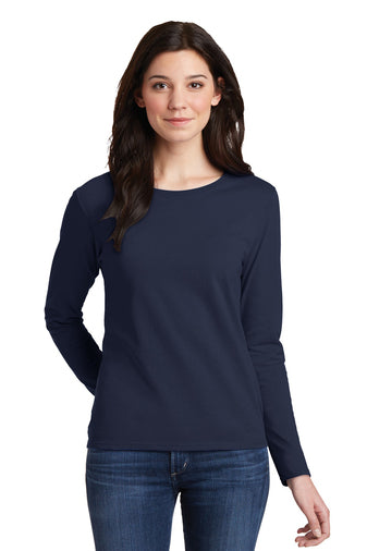 Gildan® Ladies Heavy Cotton™ 100% Cotton Long Sleeve T-Shirt