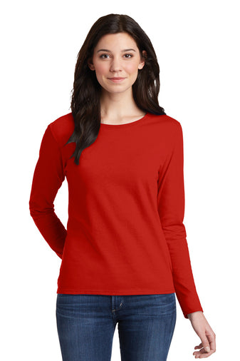 Gildan® Ladies Heavy Cotton™ 100% Cotton Long Sleeve T-Shirt