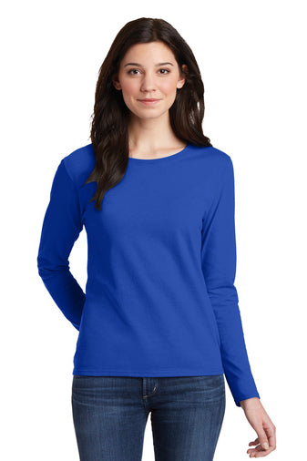 Gildan® Ladies Heavy Cotton™ 100% Cotton Long Sleeve T-Shirt