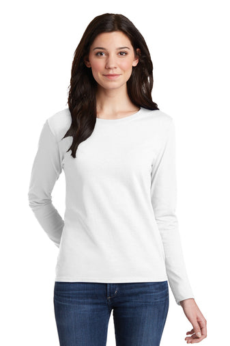 Gildan® Ladies Heavy Cotton™ 100% Cotton Long Sleeve T-Shirt