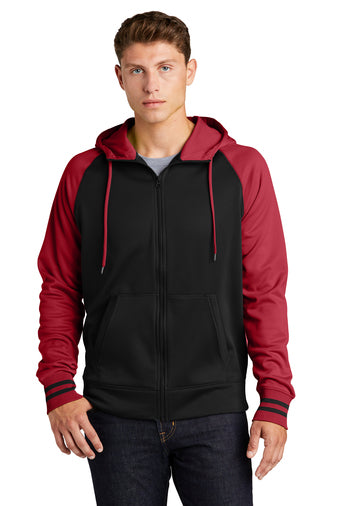 Sport-Tek® Sport-Wick® Varsity Fleece Full-Zip Hooded Jacket