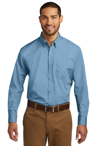 Port Authority® Long Sleeve Carefree Poplin Shirt