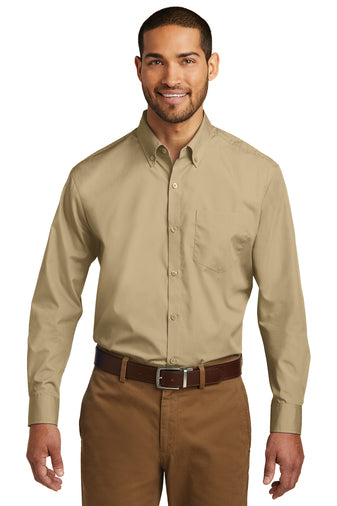 Port Authority® Long Sleeve Carefree Poplin Shirt