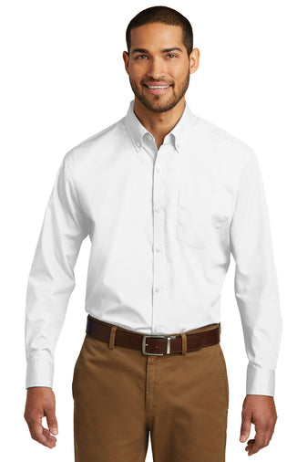 Port Authority® Long Sleeve Carefree Poplin Shirt