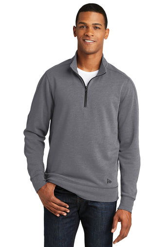 New Era® Tri-Blend Fleece 1/4-Zip Pullover