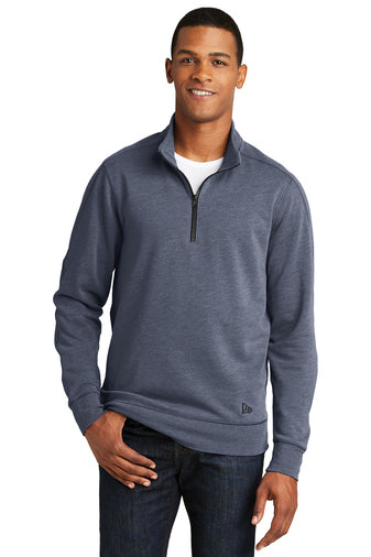 New Era® Tri-Blend Fleece 1/4-Zip Pullover