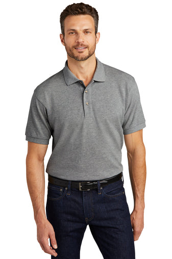 Port Authority® Heavyweight Cotton Pique Polo