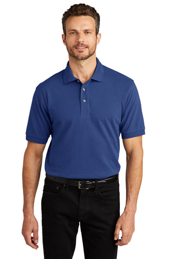 Port Authority® Heavyweight Cotton Pique Polo