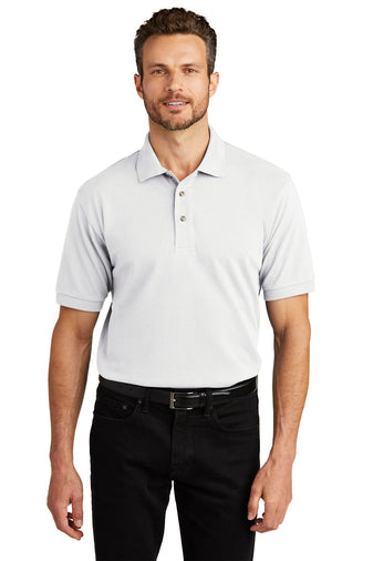 Port Authority® Heavyweight Cotton Pique Polo