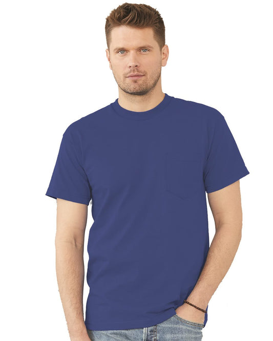 Bayside - USA-Made T-Shirt with a Pocket - 7100