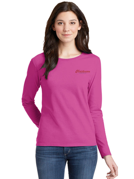 Gildan® Ladies Heavy Cotton™ 100% Cotton Long Sleeve T-Shirt