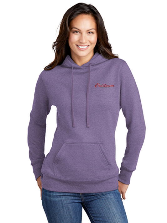 Port & Company ® Ladies Core Fleece Pullover Hooded Sweatshirt