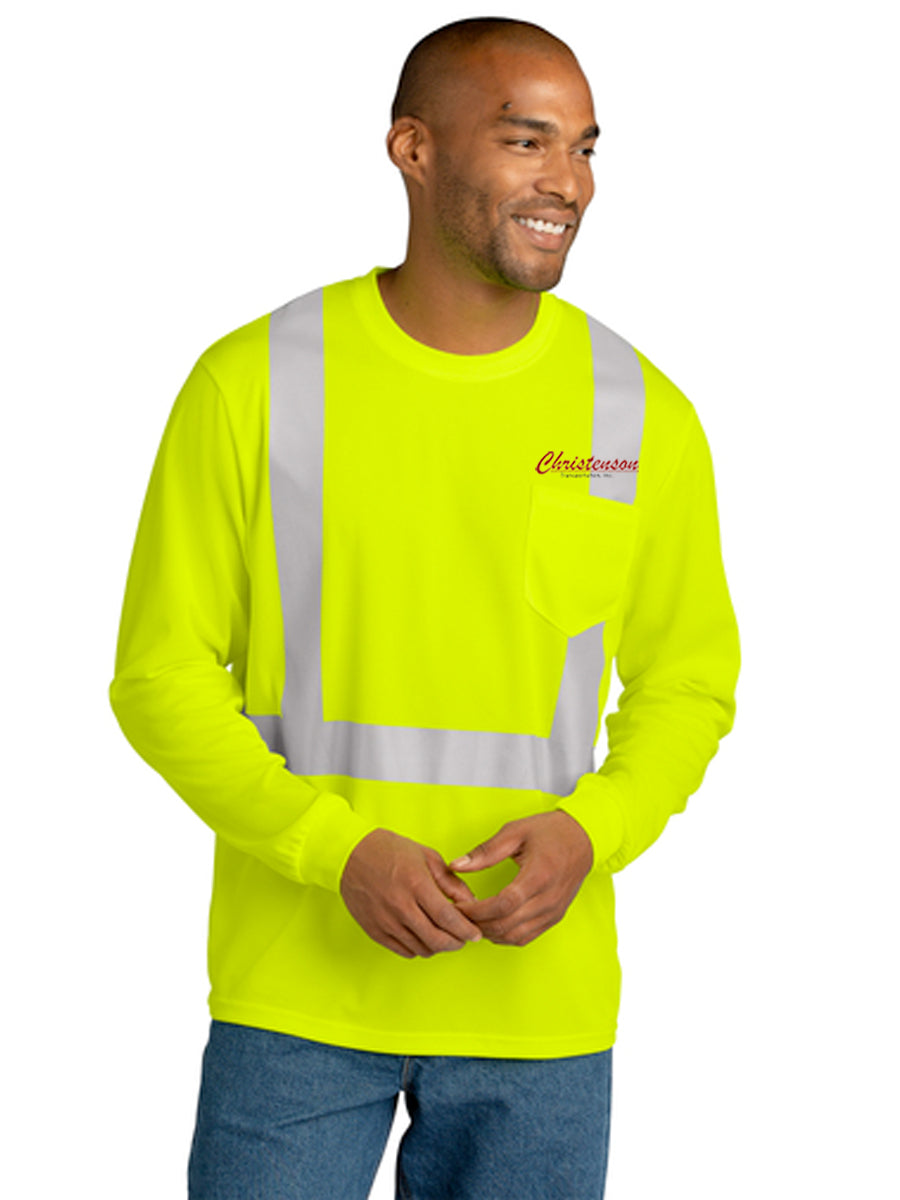 CornerStone® ANSI 107 Class 2 Mesh Long Sleeve Tee