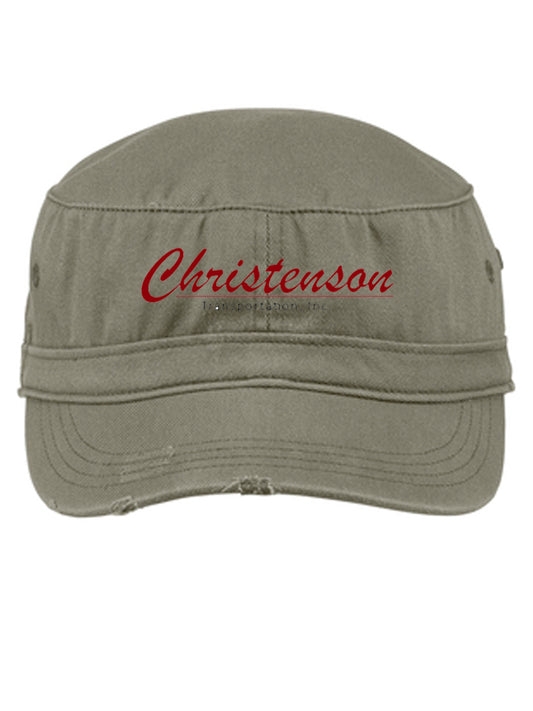 District ® Distressed Military Hat