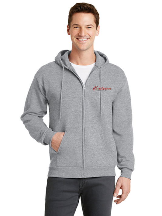 Port & Company® Core Fleece Full-Zip Hooded Sweatshirt