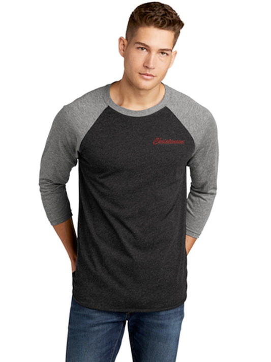 Next Level™ Unisex Tri-Blend 3/4-Sleeve Raglan Tee