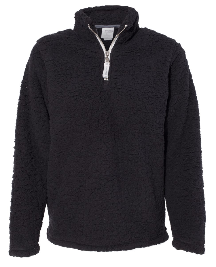 J. America - Women’s Epic Sherpa Quarter-Zip Pullover - 8451