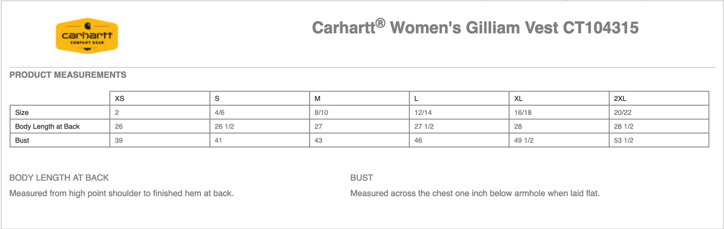 Carhartt® Women’s Gilliam Vest