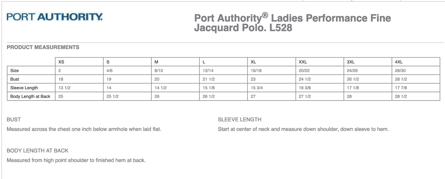 Port Authority® Ladies Performance Fine Jacquard Polo