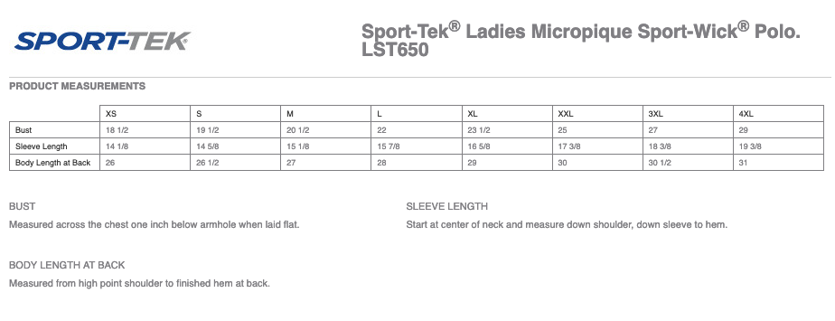 Sport-Tek® Ladies Micropique Sport-Wick® Polo