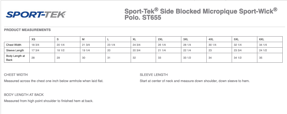 Sport-Tek® Side Blocked Micropique Sport-Wick® Polo